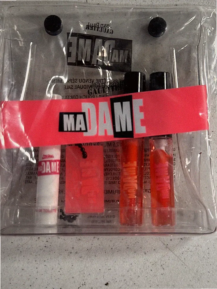 Jean Paul Gaultier Madame Lipgloss Perfume Gift Set Eau De Toilette Travel