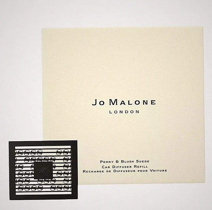 Jo Malone Car Diffuser Refill Peony & Blush Suede perfume Scent NIB Insert New
