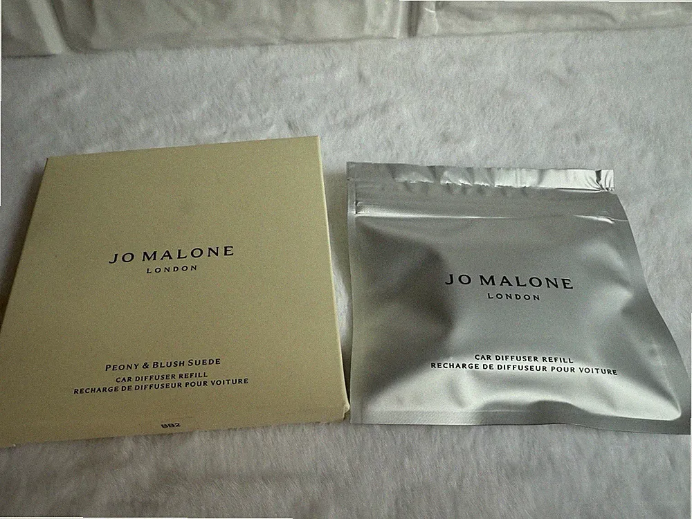 Jo Malone Car Diffuser Refill Peony & Blush Suede Scent NIB 1x Insert Rare New