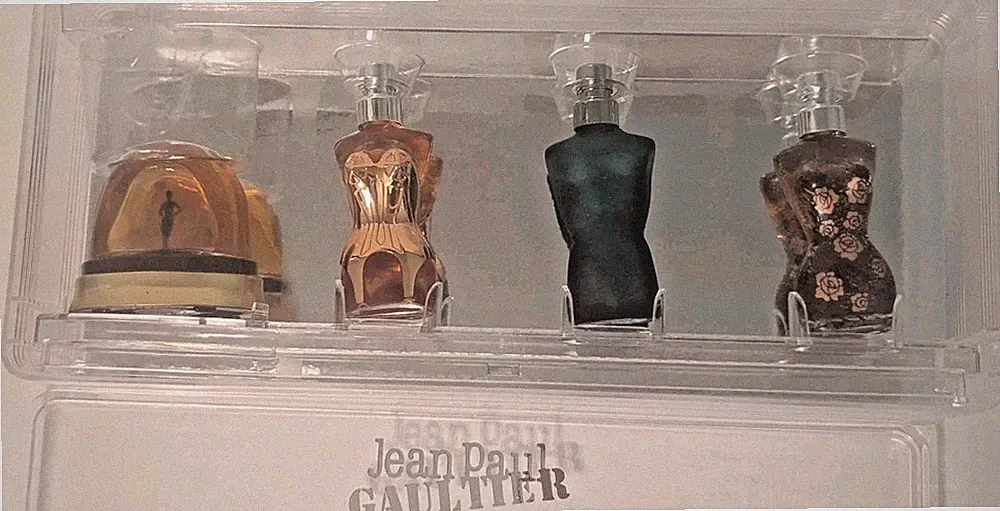 JPG Jean Paul Gaultier 5 Mini bottle set Classique Fragile Male Parfum EDT