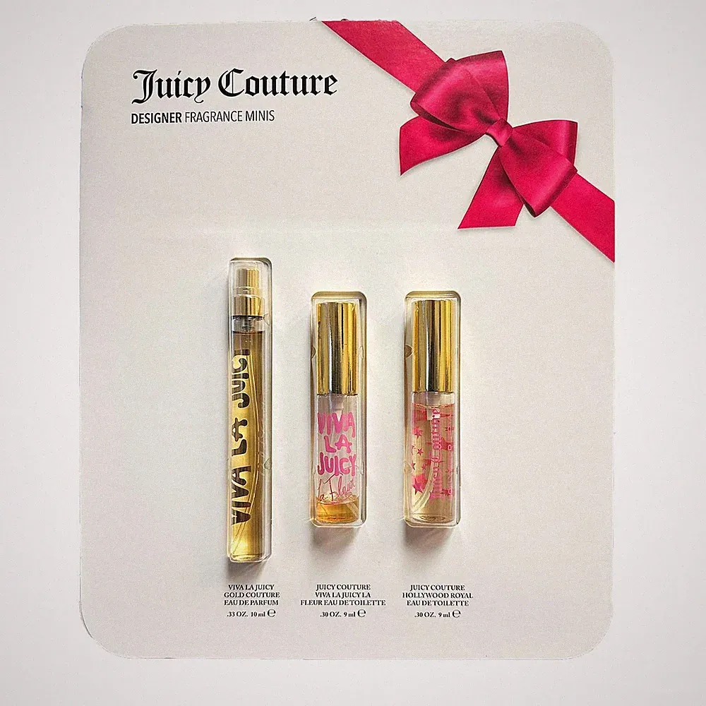 Juicy Couture Designer Fragrance Minis 0.3 oz Eau De Toilette 0.3 Eau De Parfum