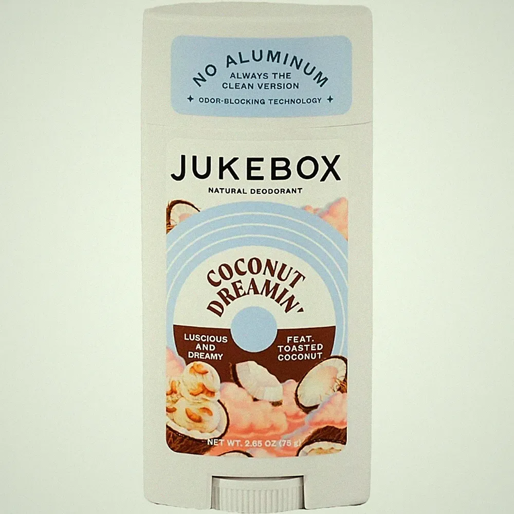 JUKEBOX Natural Deodorant for Women Coconut Dreamin' Scent Aluminum Free