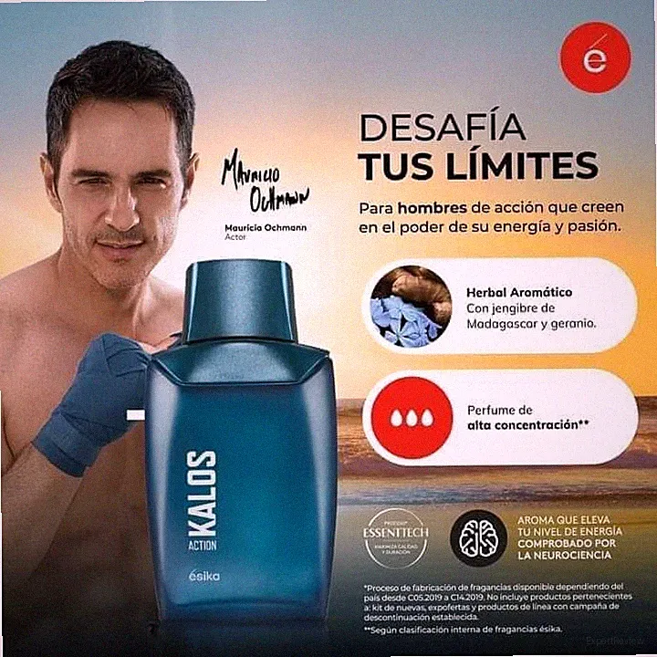 KALOS ACTION (HERBAL SCENT) EAU DE TOILETTE 100ML BY ESIKA HIGH DURATION SEALED.