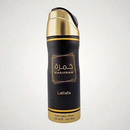 [2 PACK] NEW Khamrah Body Spray 200ml by Lattafa Deodorant Aerosol Original UAE