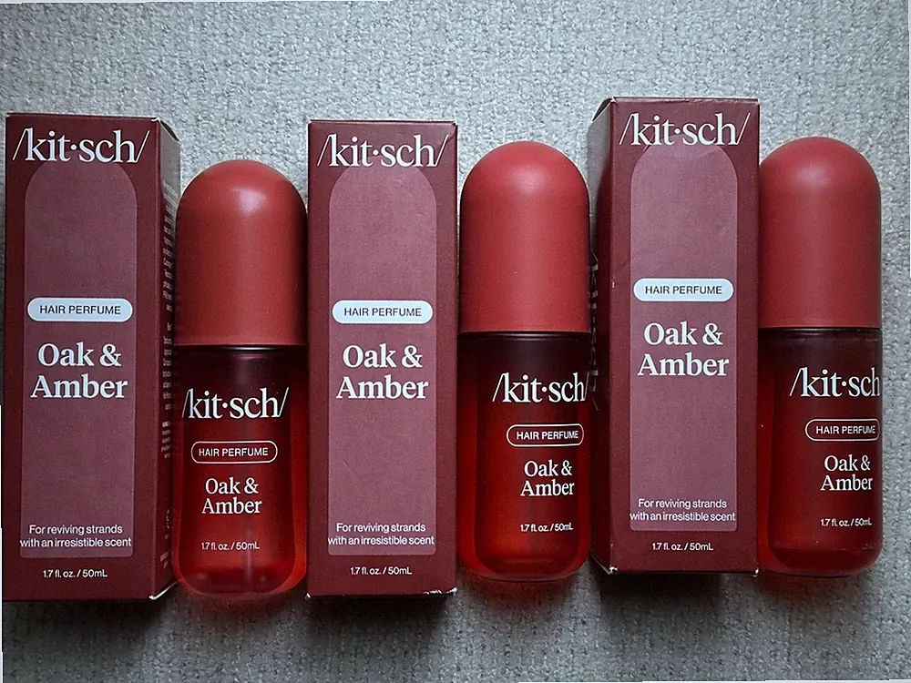 Kitsch Hair Perfume Oaks & Ambe 1.7 Oz Each Box ( 3 Pack )