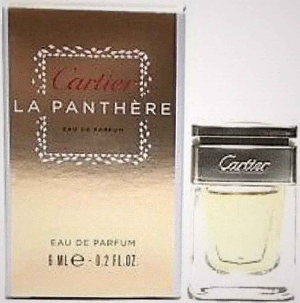 LA PANTHERE * Cartier 0.2 oz / 6 ml Miniature Eau De Parfum Women Perfume Splash