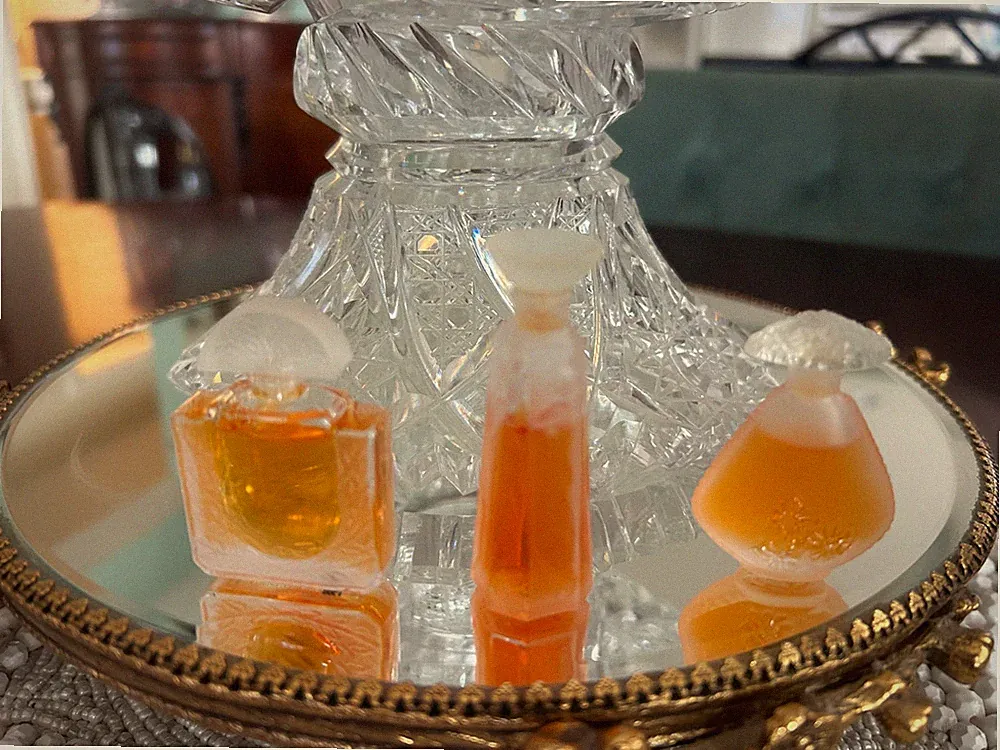 Lalique Vintage Deluxe Set 3 4.5ml Collection Miniature Parfume Set