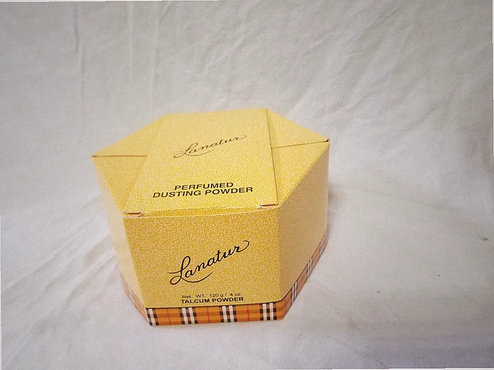 Lanatur Dusting Powder 4.0 Oz Talcum NIB Incokensa Designer Gift Box