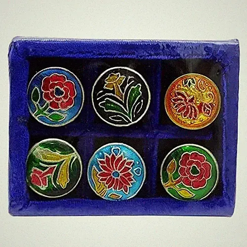 Lasa Aromatics 6 Solid Perfume Set 4g Each Natural Wheat Germ Oil Bee Wax