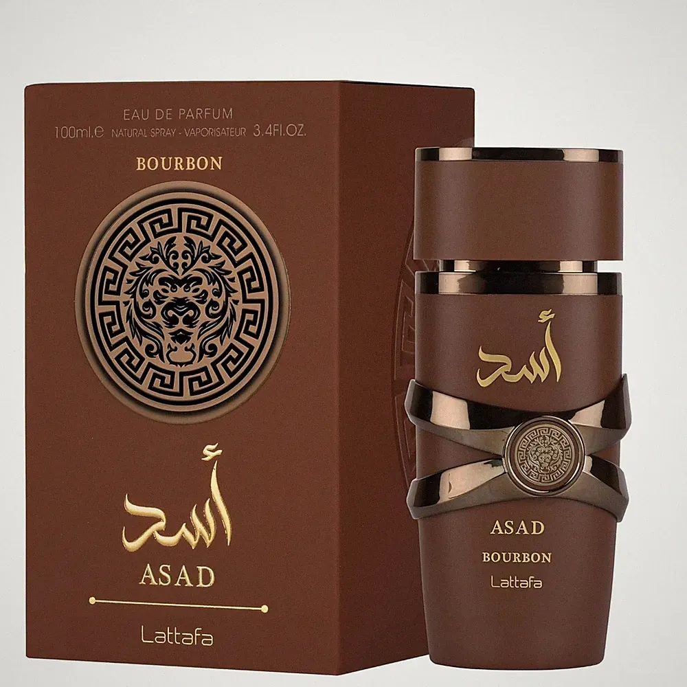 Lattafa Asad Bourbon Unisex Eau De Parfum Spray 3.4 fl oz 100 ml New in Box