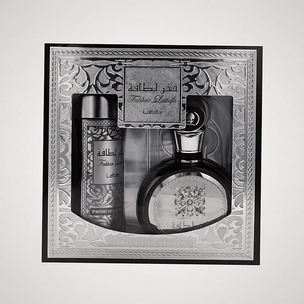 LATTAFA FAKHAR 2 PCS GIFT SET | 100ML EDP + 200ML PERFUME SPRAY