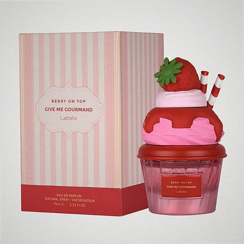 Lattafa Give Me Gourmand Berry on Top Eau De Parfum 2.53 oz