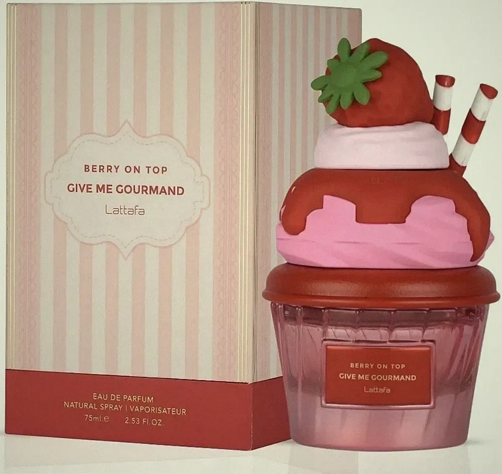 LATTAFA~Give me Gourmand~BERRY ON TOP~Eau de Parfum Spray 75ml (2.5 oz)