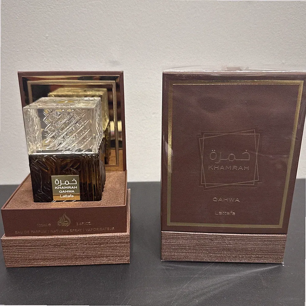 Lattafa Khamrah Qahwa Eau De Parfum 3.4 oz / 100ml New Sealed Unisex