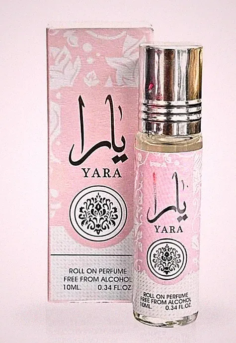 Lattafa Ladies Yara Rollerball Perfume Oil 0.34 oz Fragrances 6423080731178