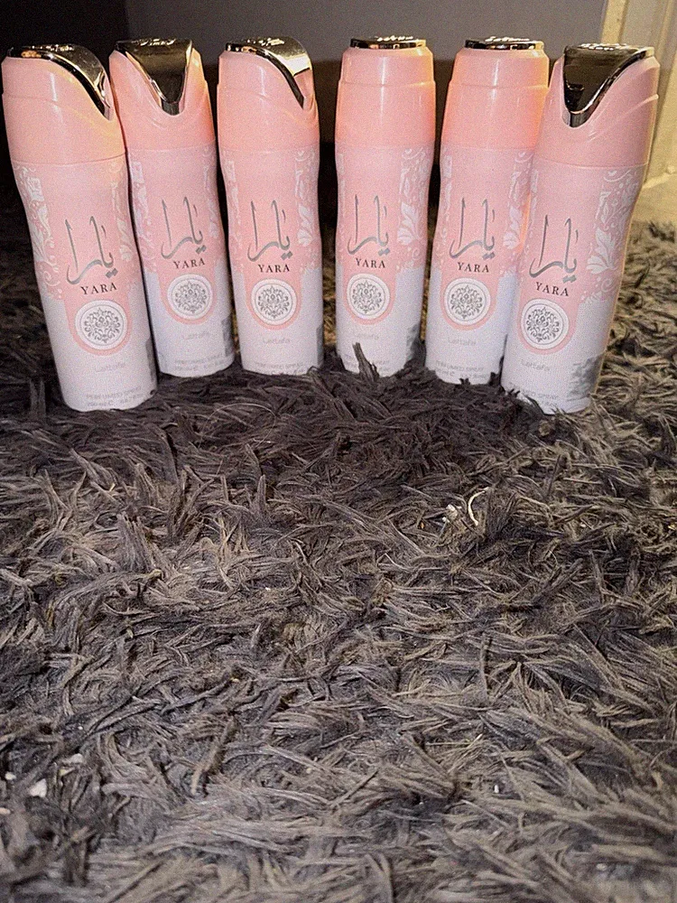 Lattafa Yara Body Spray Lot of 6, Fragrance Mist, MPN YARA