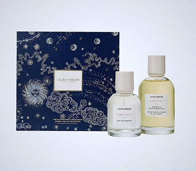 Laura Mercier Ambre Vanille Perfume and Bath Oil Gift Set