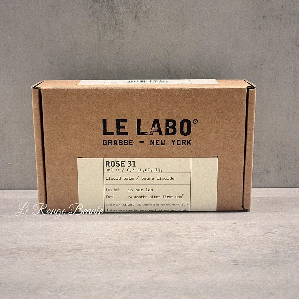 Le Labo Rose 31 Liquid Balm - Oil Based Fragrance Rollerball 0.3 fl oz / 9 ml