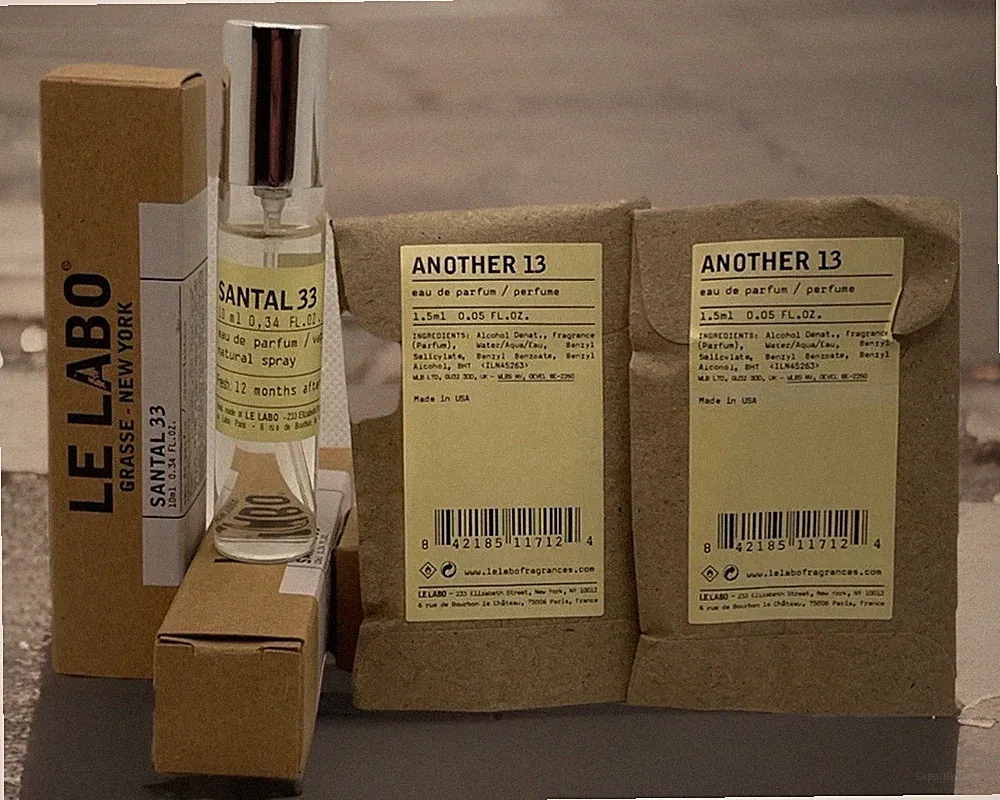 Le Labo SANTAL 33 Eau De Parfum Travel Size Spray 10 ML + 2 Another 13 samples