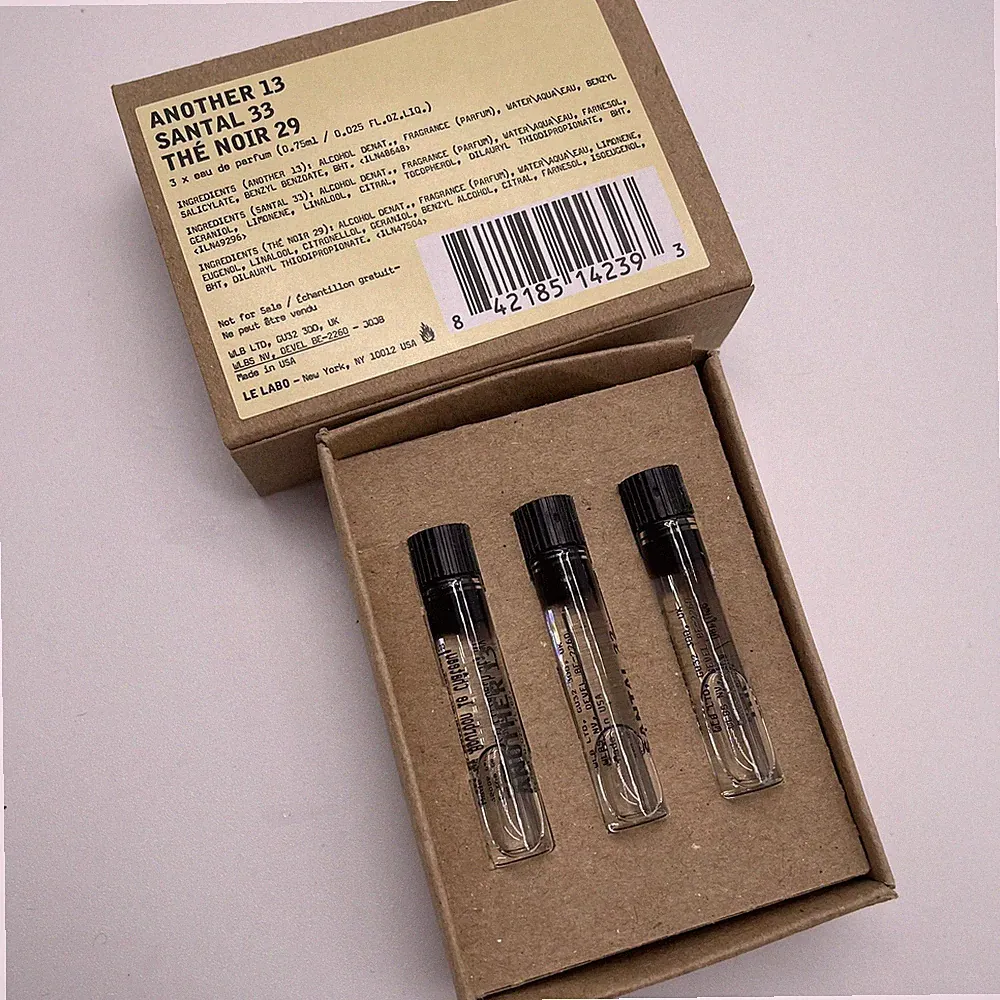 LE LABO SET SANTAL 33/ANOTHER 13/The Noir 29 NEW/SEALED 3x 0.75ML Each .Splash