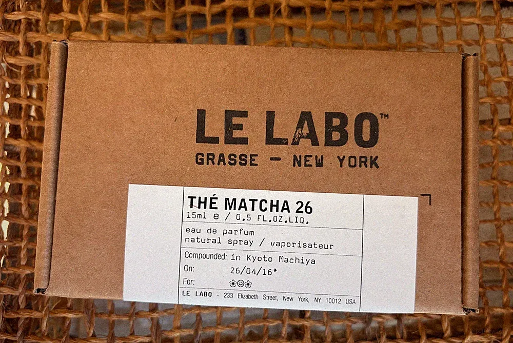 Le Labo Thé Matcha 26 Eau de Parfum 15ml / 0.5 fl. oz Compounded in Kyoto, Japan