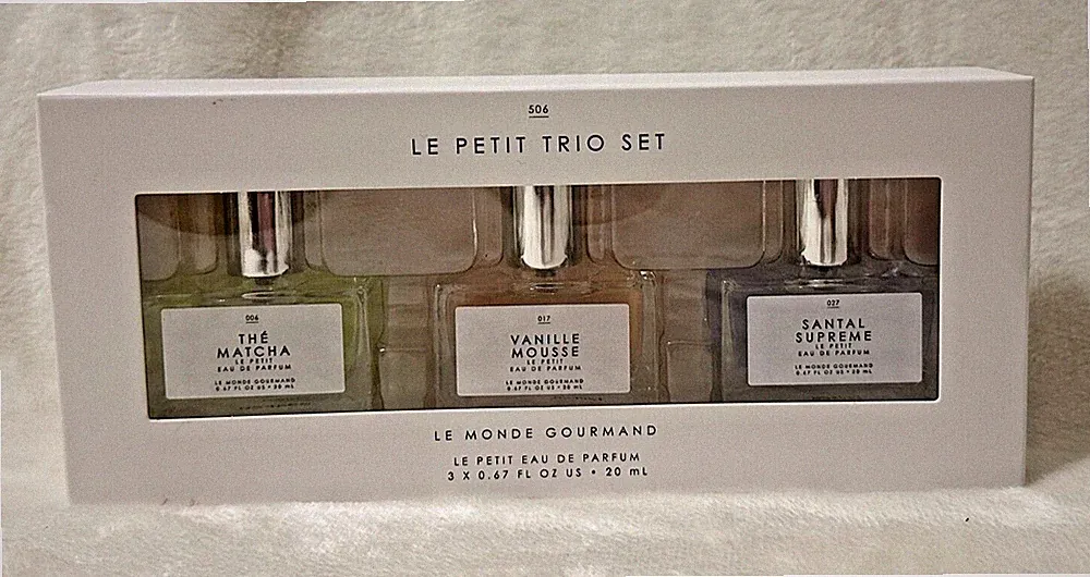 Le Monde Gourmand - Petite Trio Gift Set of Perfume - 3 x 20mL - EDP - NIB!