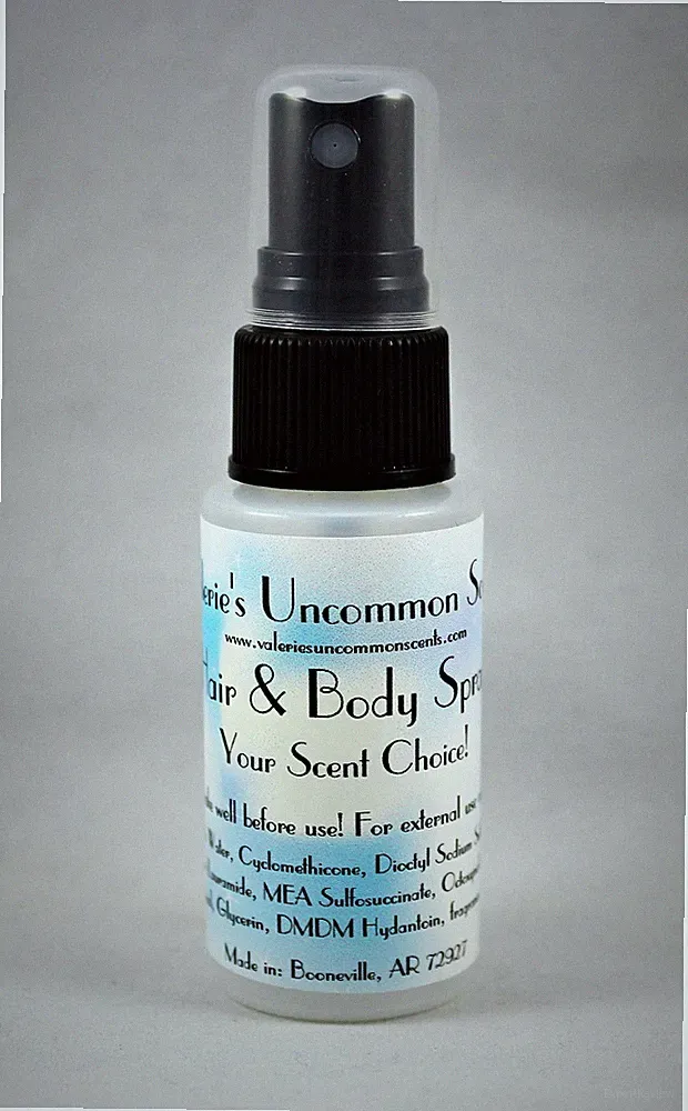 Lilac scented HAIR & BODY PERFUME FRAGRANCE SPRAY MIST~1oz Sample