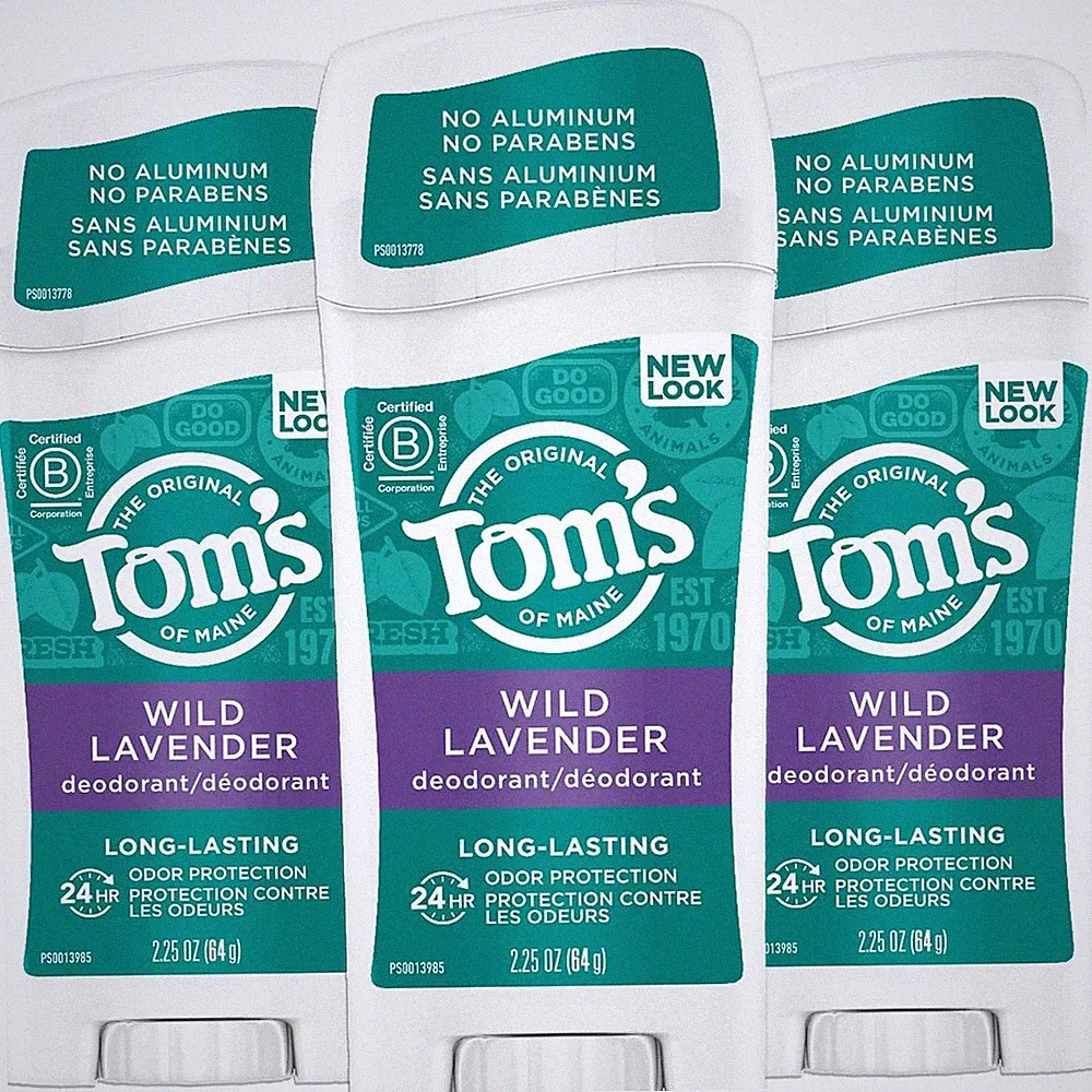 Long-Lasting Aluminum-Free Natural Deodorant for Women, Wild Lavender, 2.25 Oz.