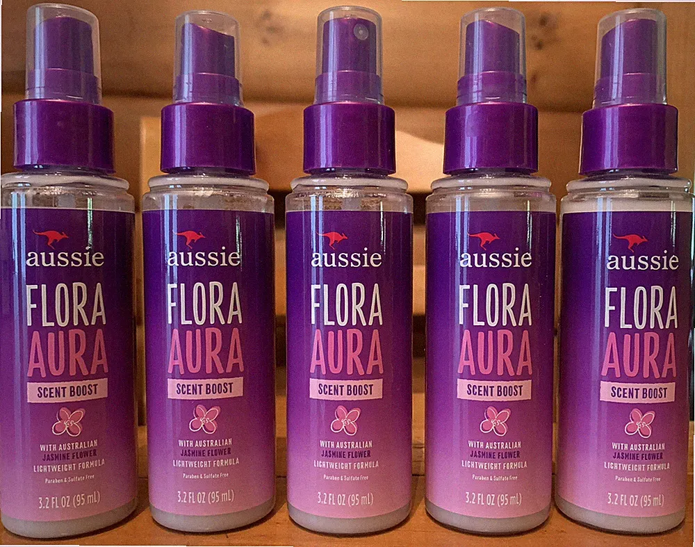 Lot (5) Aussie FLORA AURA Hair Scent Boost with Australian Jasmine Flower 3.2 oz