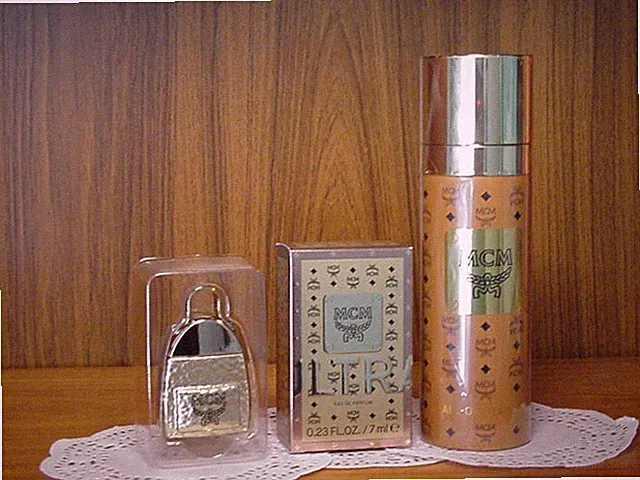 (LOT) MCM ULTRA EAU DE PARFUM MINI ~ MCM ALL OVER BODY SPRAY ~ (4) MCM SAMPLES
