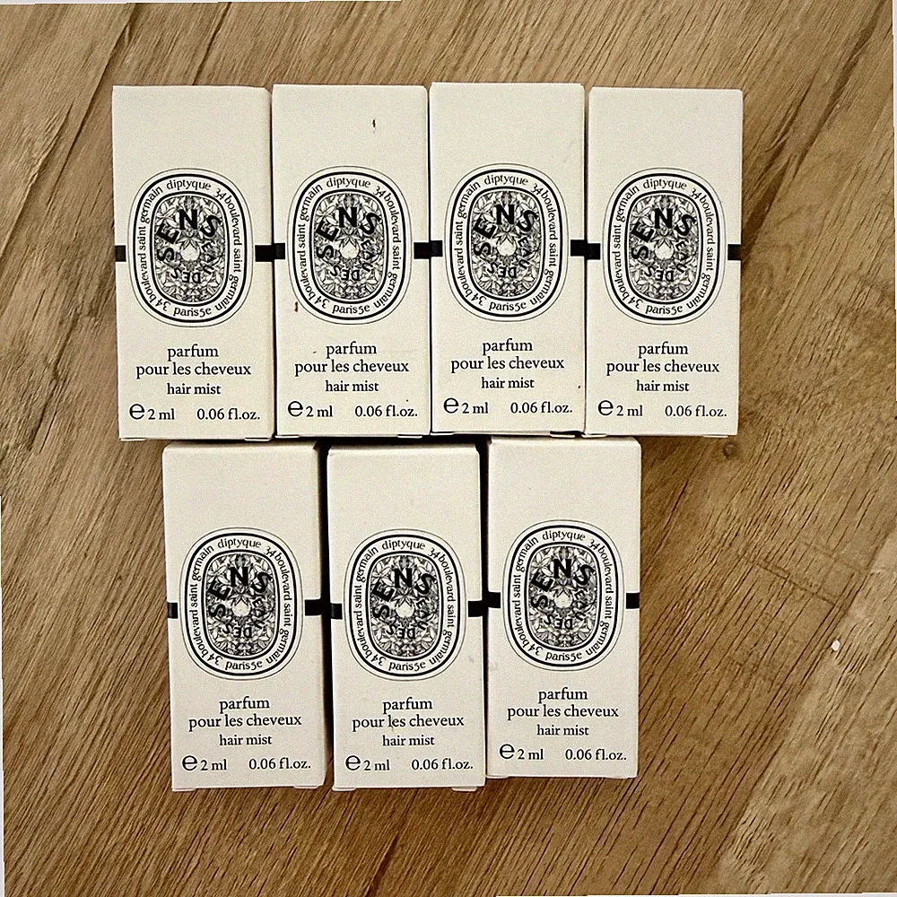 Lot Of 7 Diptyque Paris Parfum Pour Les Cheveux Hair Mist EAU Des Sens 2ml NIB