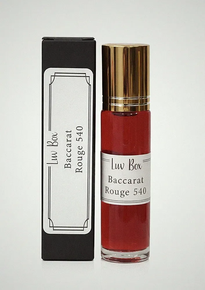Luv Box Baccarat Rouge 540 Eau de Parfum Unisex Fragrance roll on oil