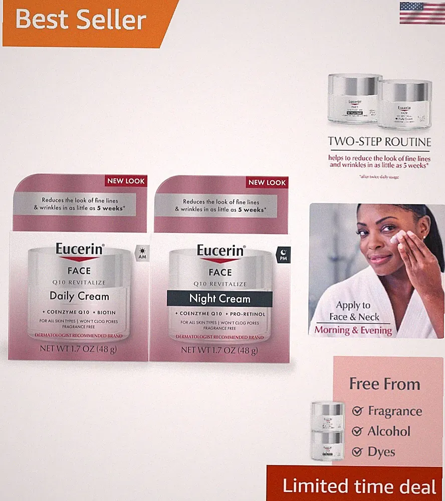 Luxurious Anti-Wrinkle Skin Care Duo - Mother's Day Gift for Wrinkle Reduction