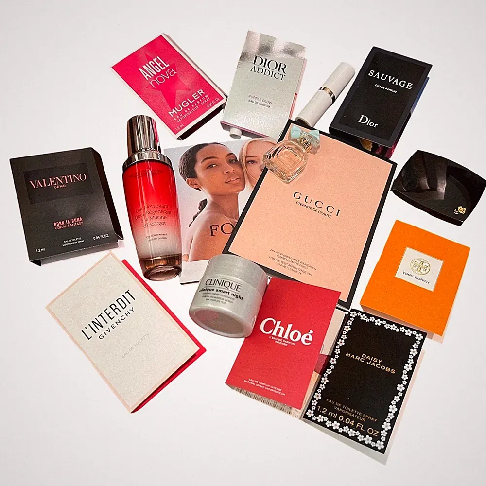 Luxury Designer Beauty Makeup Perfume Bundle Gucci Dior Valentino Clinique