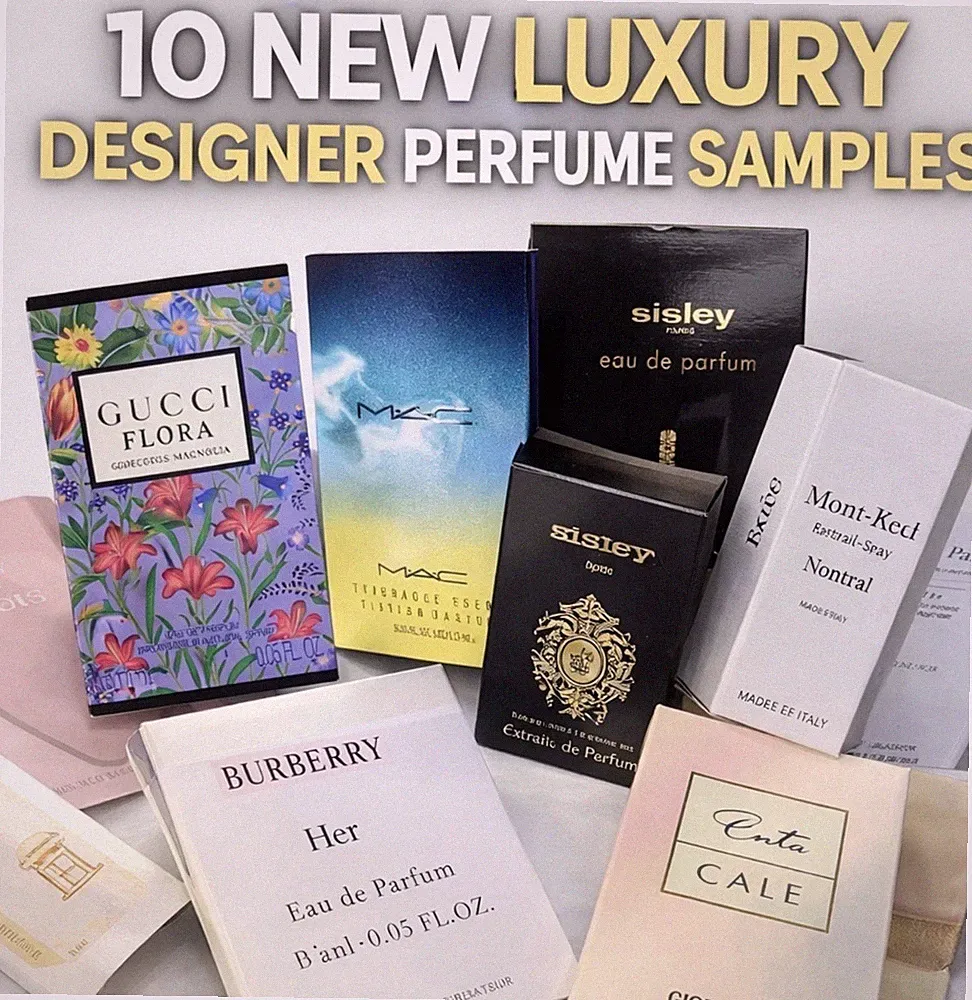 Luxury Designer Women’s Perfume Samples Lot of 10 NEW High End Random Authentic
