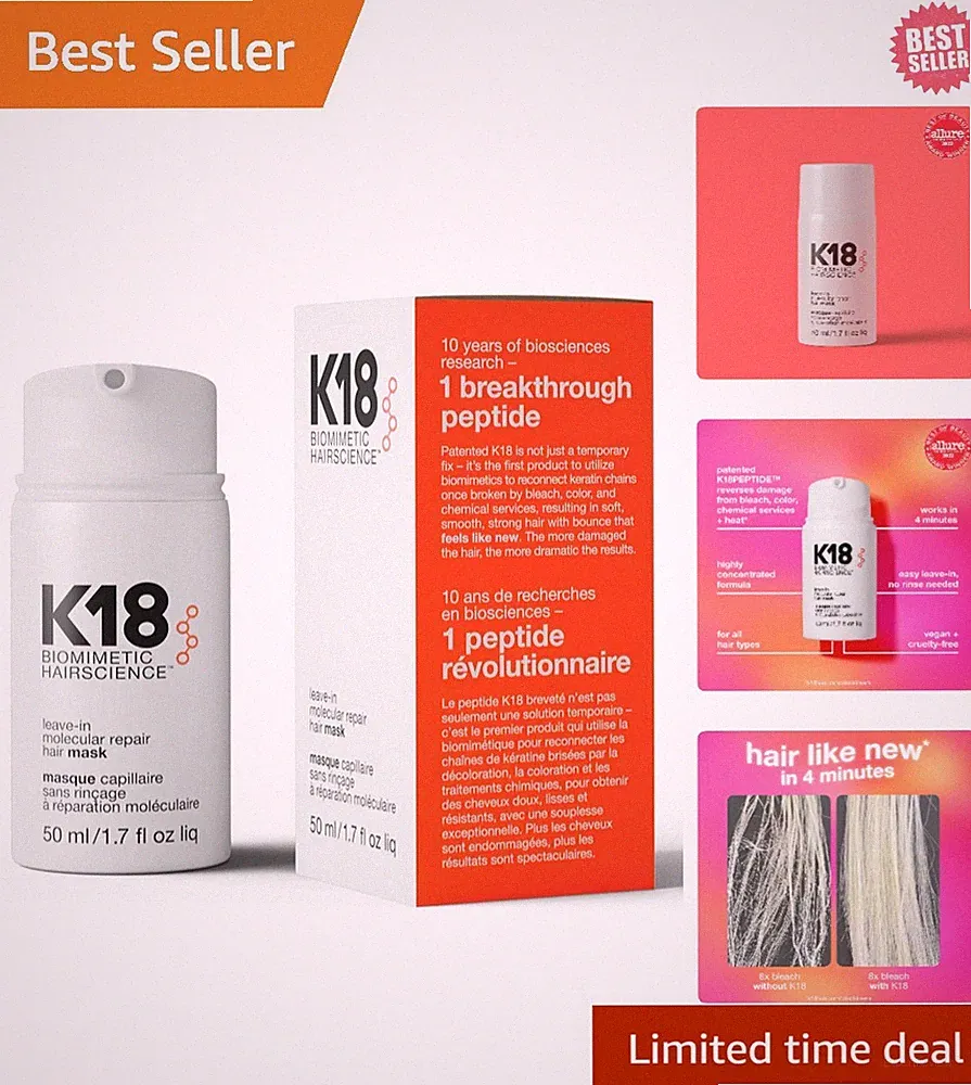 Luxury Leave-In Hair Treatment - Fast Repair for Chemically Damaged Hair (50ml)