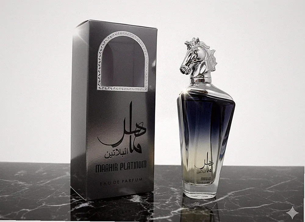 Maahir Platinum Cologne - 3.4oz - Men's Fragrance Oriental-Woody Blend