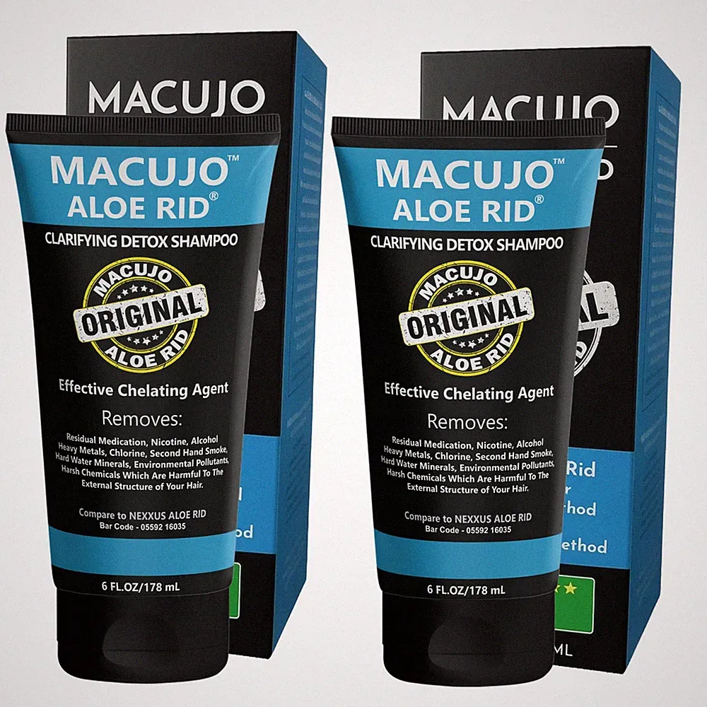 Macujo Aloe Rid Old Formula Shampoo – Hair Follicle Cleansing Detox (Pack of 2)