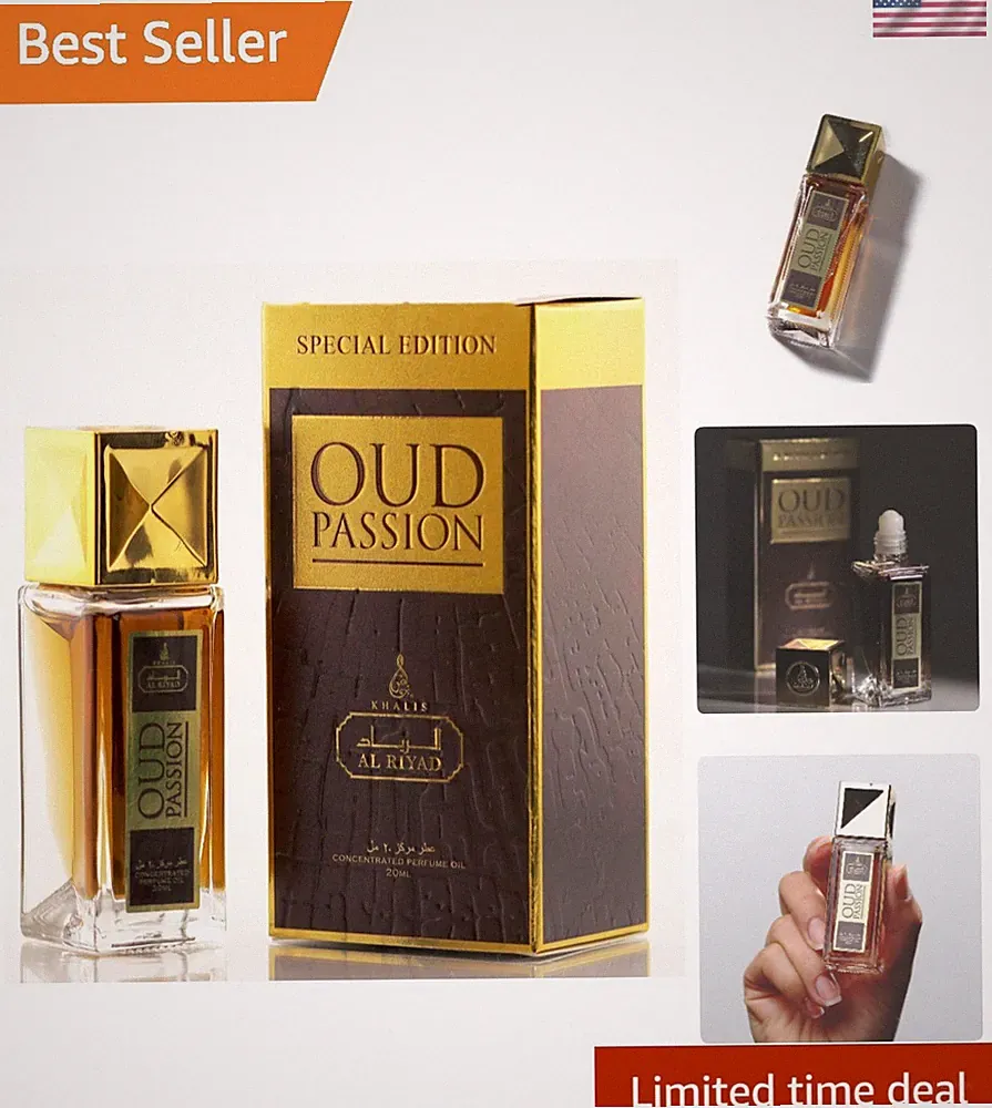 Maison d’Orient Oud Passion Gourmand Attar Roll-On 20 mL — Unisex Luxury Perfume