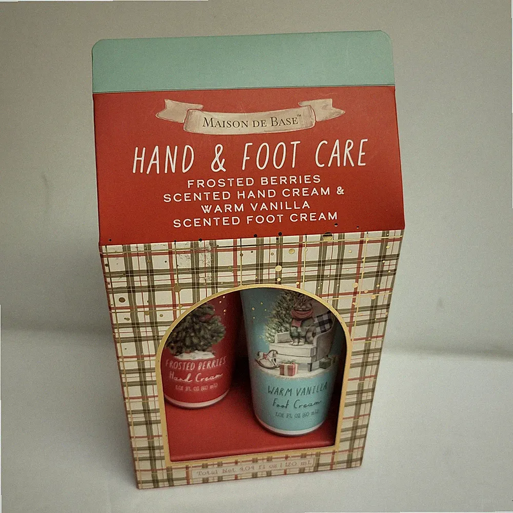 Maison De Base 2-Piece Hand & Foot Cream! Warm Vanilla & Frosted Berries! New!