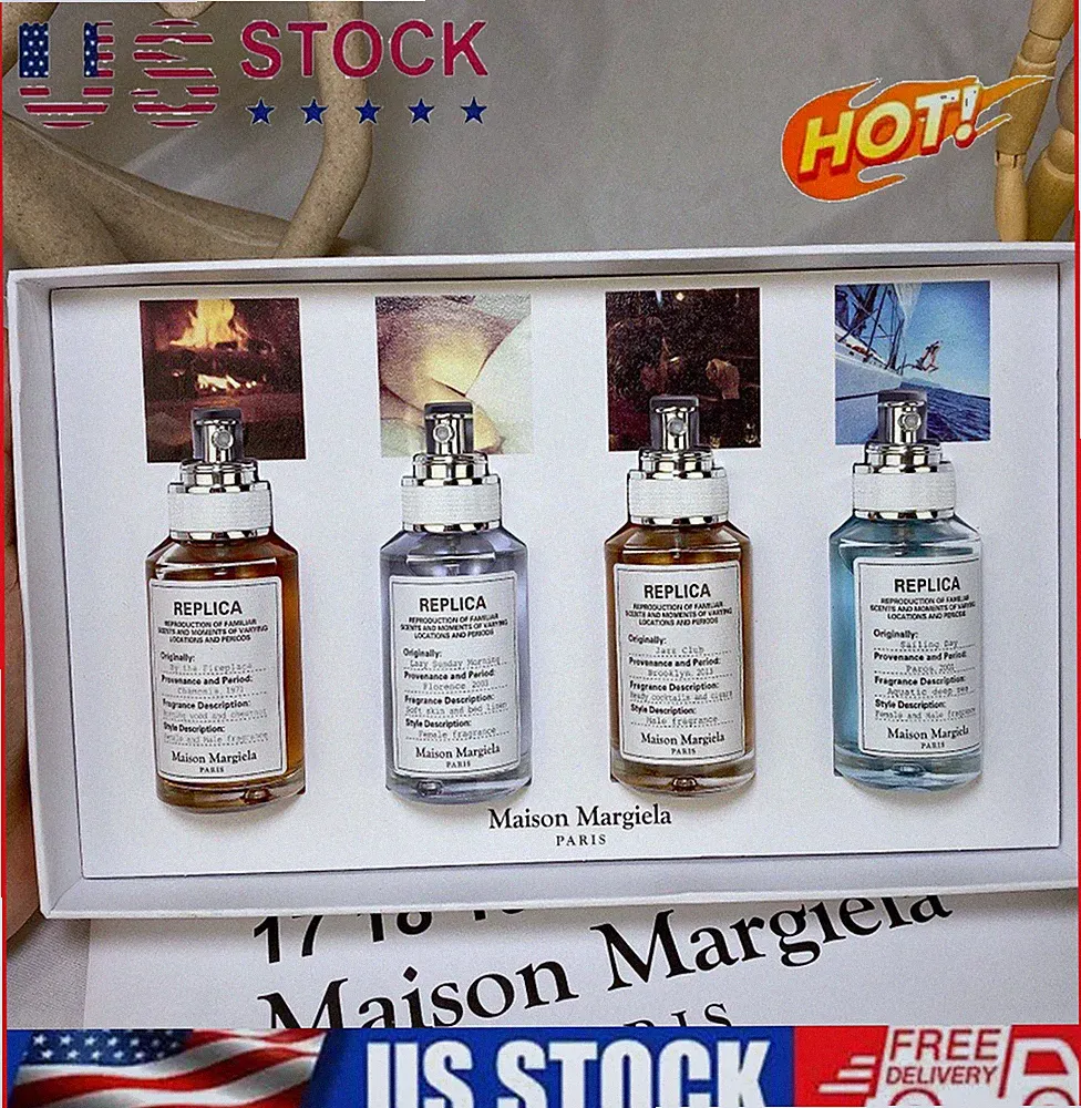 Maison Margiela Replica Gift set Eau de Toilette Perfume Unisex 4x30ML New Set