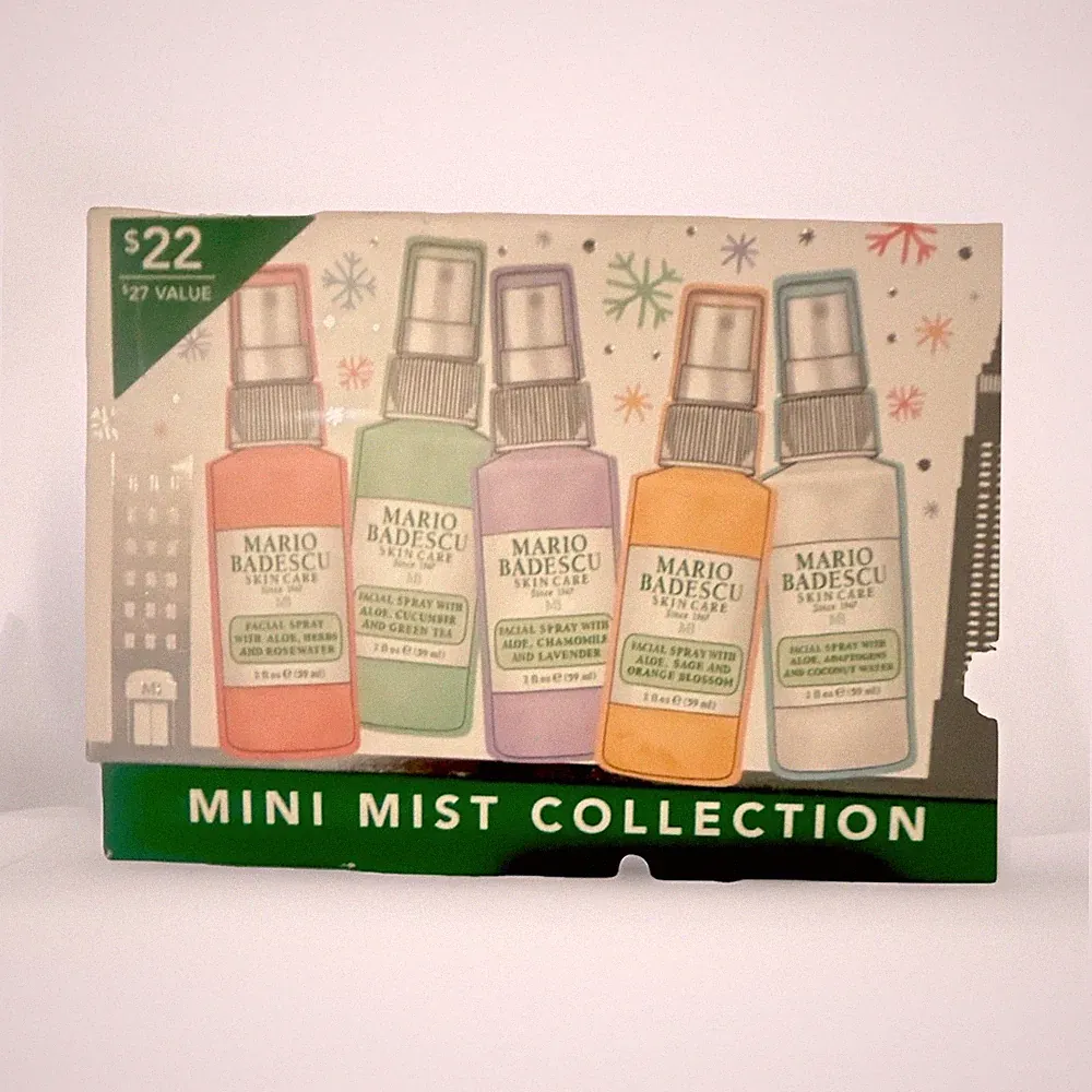 Mario Badescu Mini Mist Collection Body Mist Set 1oz Travel Size Rosewater