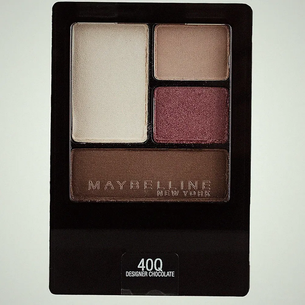 Maybelline Expert Wear Eyeshadow Quads, Designer Chocolates 40Q, 0.17 oz
