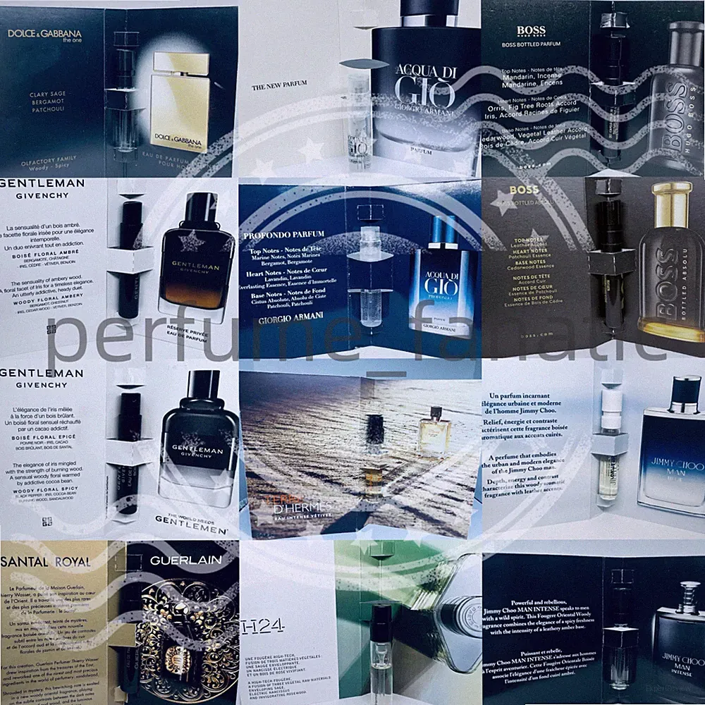 Men Perfume Sample Vials Sold Individually Choose Scent & Combined Shipping