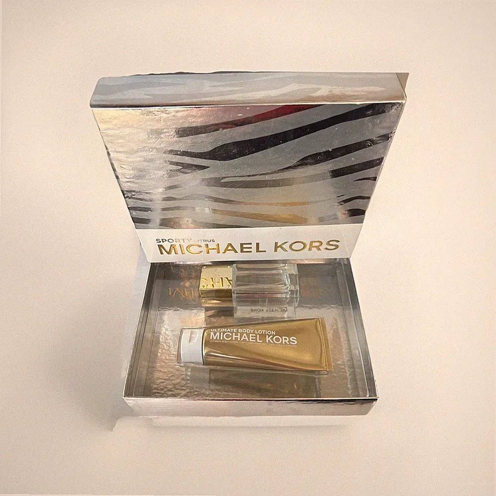 Michael Kors Sporty Citrus Perfume 1.7 oz Gift Set NEW w/ 3 oz Body Lotion
