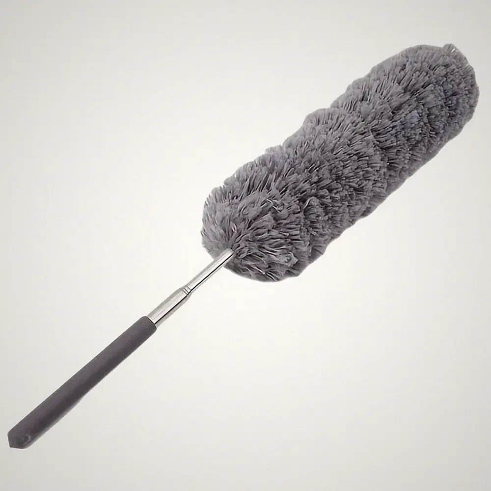 Microfiber Duster Soft Feather Dusting Brush Household Extendable Cleaning Tool