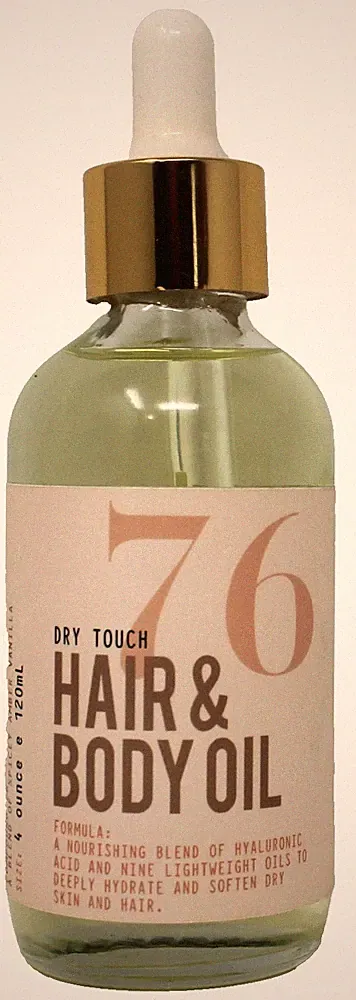 Miim.Miic 76 Spicy Amber Vanilla Dry Touch Hair & Body Oil 4 oz Compound New