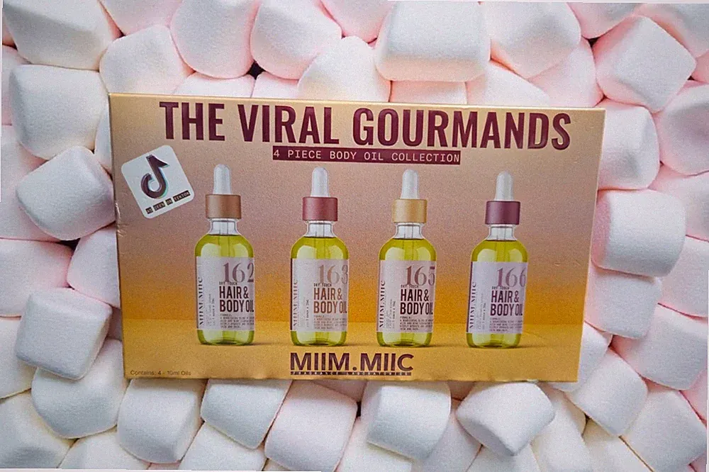 MIIM.MIIC The Viral Gourmands Hair & Body Oil Set TikTok Trending Dupes
