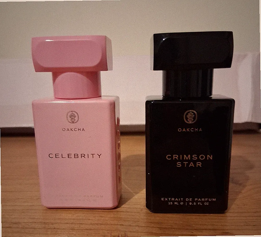 Mini limited edition Oakcha perfume bottles
