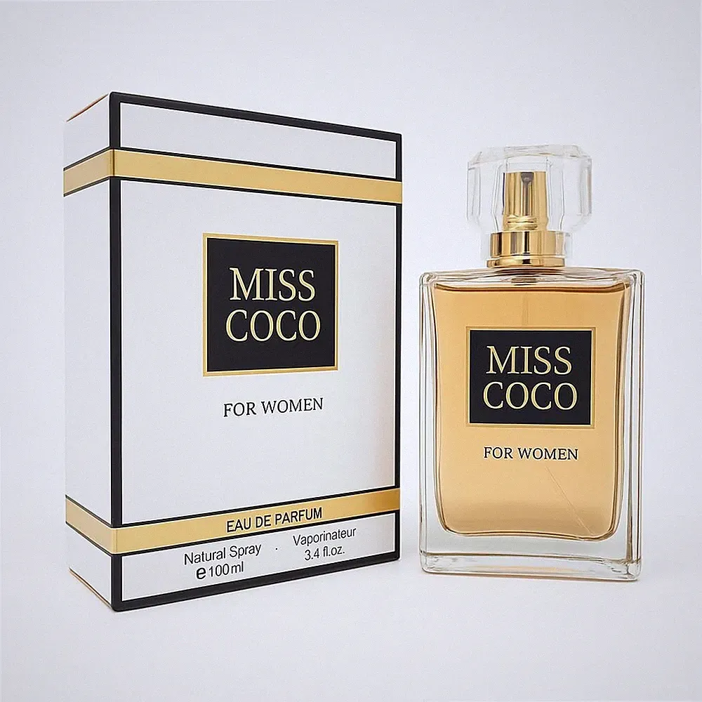 MISS COCO Women's Eau De Parfum 3.4 Fl. Oz. Spray Perfume - Inspired by COCO Cha